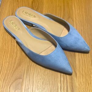 Ralph Lauren Blue Mules